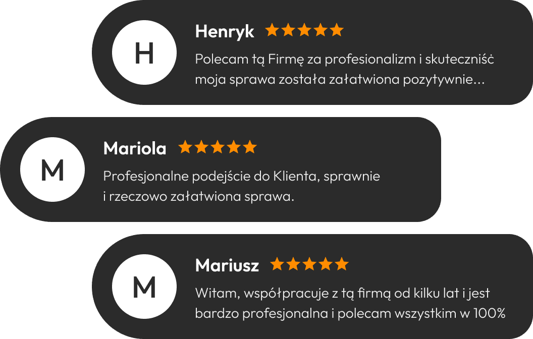 Opinie klientów